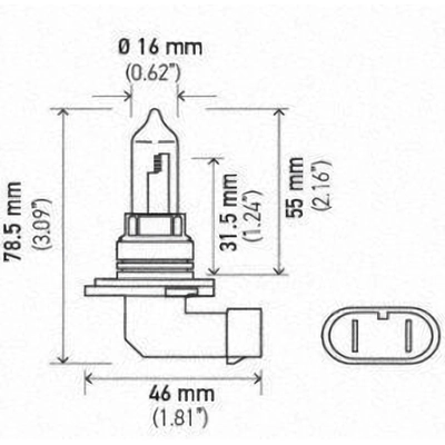 Dual Beam Headlight by HELLA - 9005 pa7