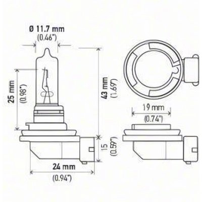 Dual Beam Headlight by HELLA - H71071382 pa13