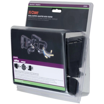 Duplex Electrical Adapter by CURT MANUFACTURING - 57674 pa2