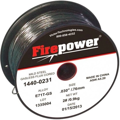 E71T-GS .030" x 2 lb Mild Steel Flux Core Welding Wire by FIRE POWER - 1440-0230 pa1