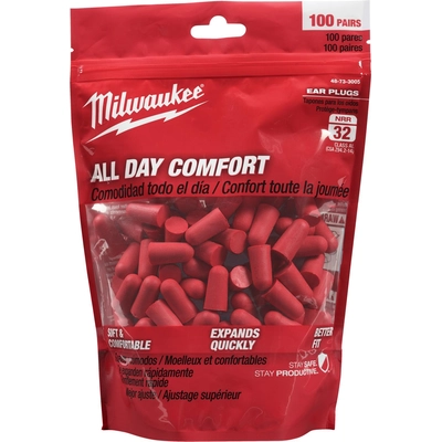 Ear Plugs (Pack of 6) by MILWAUKEE - 48-73-3005 pa2