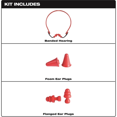 Earplugs by MILWAUKEE - 48-73-3201 pa2
