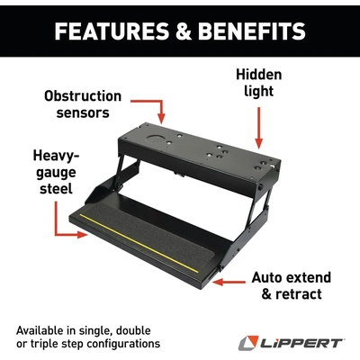 Electric RV Entry Step Assembly by LIPPERT COMPONENTS - 3747453 pa4