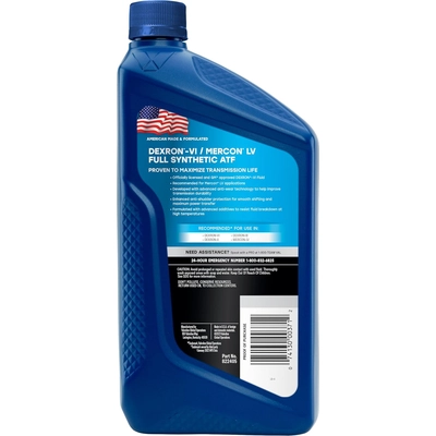 Electric Vehicle Reduction Gear Fluid by VALVOLINE - 822405 pa2