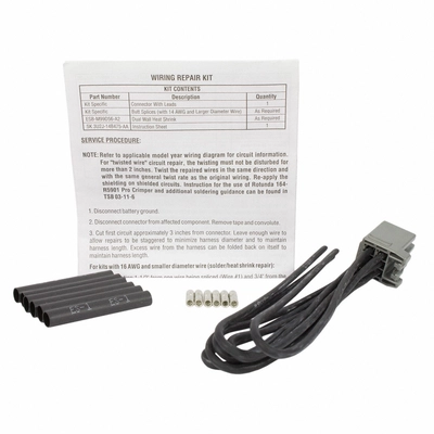 Electric Window Connector by MOTORCRAFT - WPT622 pa5