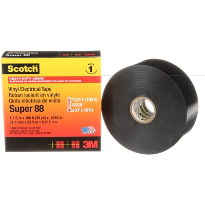 3M - SUPER88-1-1/2X36 - Scotch Vinyl Electrical Tape pa1