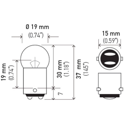 HELLA - 90 - Accessory Switch Light Bulb pa2