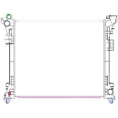 Radiateur de refroidissement du moteur - RAD13064 pa3