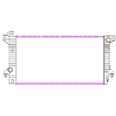 Radiateur de refroidissement du moteur - RAD13099 pa1