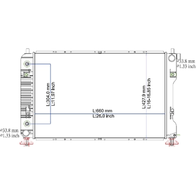 Engine Cooling Radiator - RAD13140 pa1