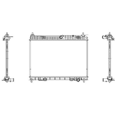 Radiateur de refroidissement du moteur - RAD13201 pa1