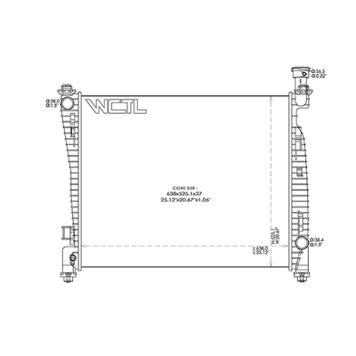 Engine Cooling Radiator - RAD13204 pa1