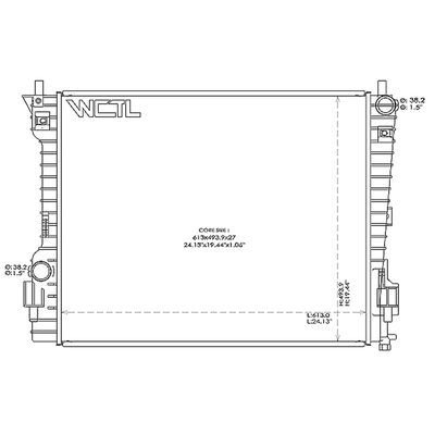 Engine Cooling Radiator - RAD13205 pa1