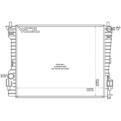 Engine Cooling Radiator - RAD13205 pa3
