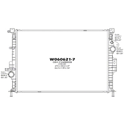 Engine Cooling Radiator - RAD13313 pa1