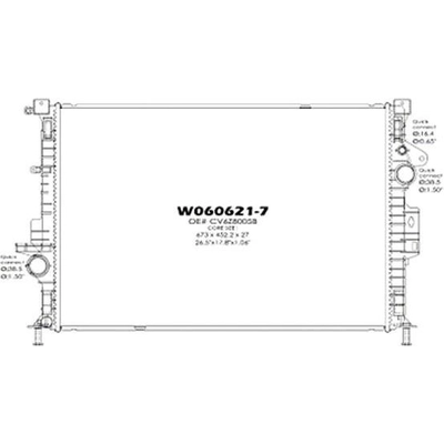 Engine Cooling Radiator - RAD13313 pa3