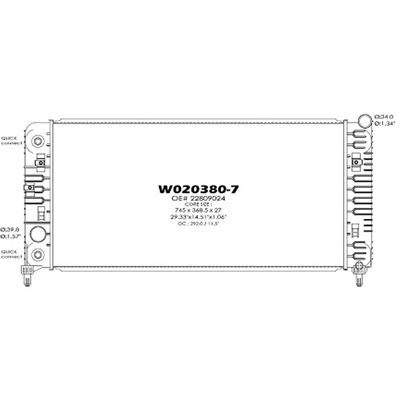 Engine Cooling Radiator - RAD13326 pa1