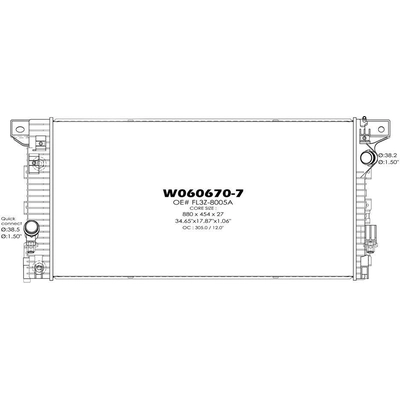 Engine Cooling Radiator - RAD13510 pa2