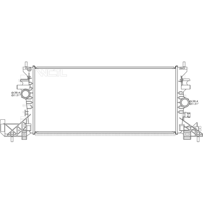Engine Cooling Radiator - RAD13620 pa1