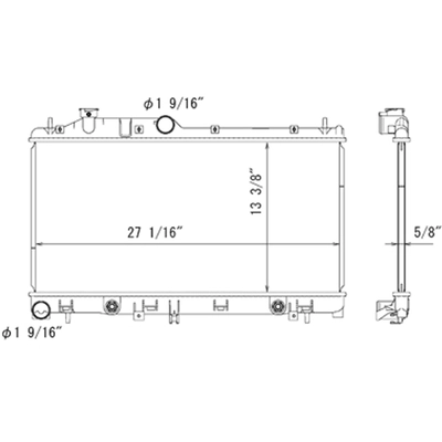 Engine Cooling Radiator - RAD2777 pa1