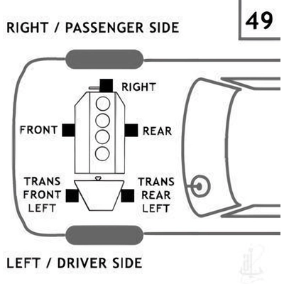 Engine Mount Front by ANCHOR - 9145 pa21