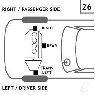 Engine Mount Front by ANCHOR - 9602 pa12