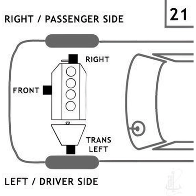 Engine Mount Front by ANCHOR - 9797 pa11