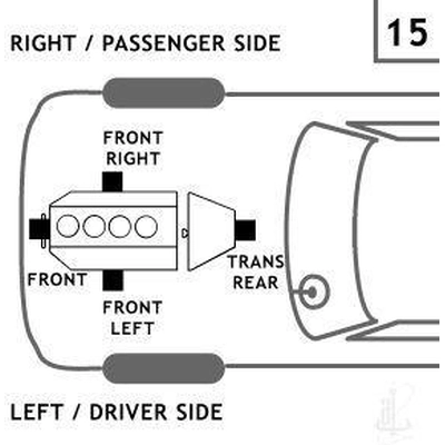 Engine Mount Front by ANCHOR - 9847 pa9