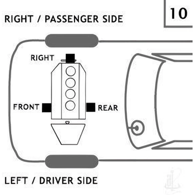 Engine Mount Front Lower by UNI-SELECT/PRO-SELECT/PRO-IMPORT - 2651 pa10