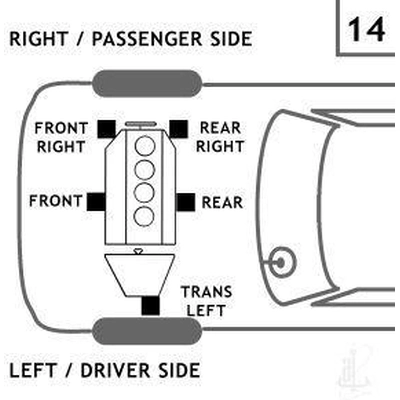 Engine Mount Front Right by ANCHOR - 2474 pa10