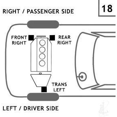 Engine Mount Front Right by ANCHOR - 2623 pa12