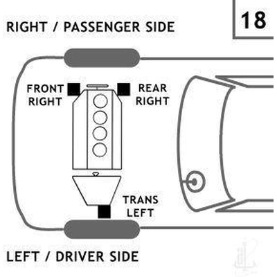 Engine Mount Front Right by ANCHOR - 2790 pa10