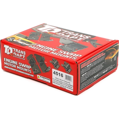 TRANS-DAPT PERFORMANCE - 4516 - Engine Swap Motor Mounts with Rubber Pads pa2