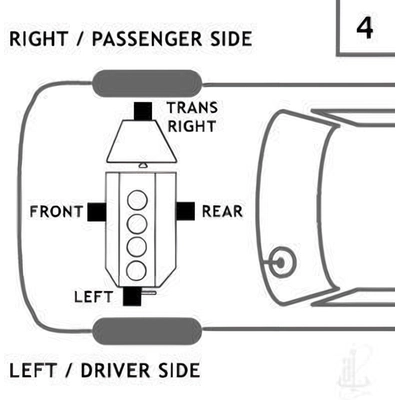 Engine Mount Left by ANCHOR - 8899 pa20