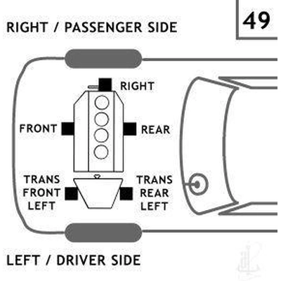 Engine Mount Rear Left Upper by UNI-SELECT/PRO-SELECT/PRO-IMPORT - 9580 pa10