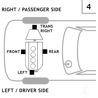 Engine Mount Right by ANCHOR - 8012 pa2