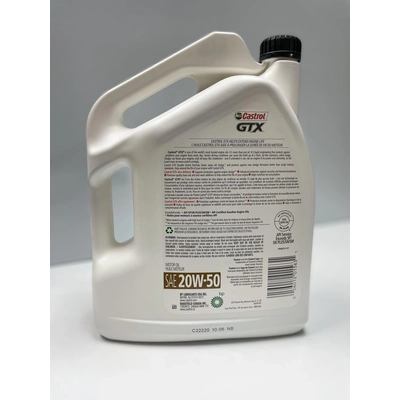 CASTROL Conventional Engine Oil GTX 20W50 , 5L (Pack of 3) - 000143A pa6