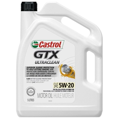 CASTROL - 000153A - Conventional Engine Oil GTX Ultraclean 5W20 , 5L pa2
