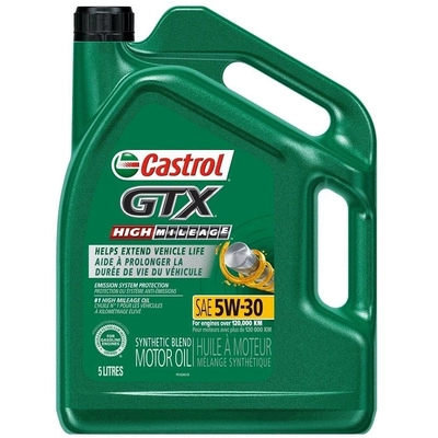 CASTROL - 000163A - Conventional Engine Oil GTX High Mileage 5W30 , 5L (Pack of 3) - pa2