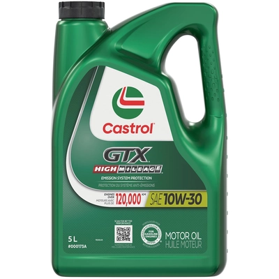 CASTROL - 000173A - Conventional Engine Oil GTX High Mileage 10W30 , 5L pa8