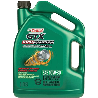 CASTROL Conventional Engine Oil GTX High Mileage 10W30 , 5L (Pack of 3) - 000173A pa1