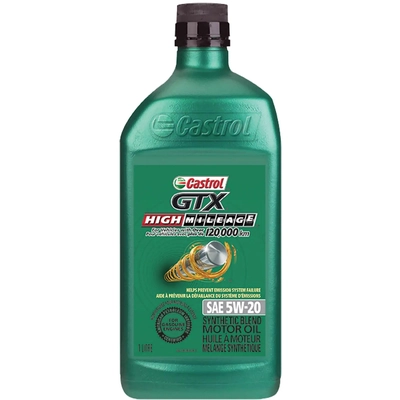 CASTROL Conventional Engine Oil GTX High Mileage 5W20 , 1L (Pack of 6) - 0001838 pa1