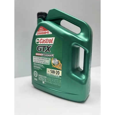 Castrol - 00018-3A - CASTROL Conventional Engine Oil GTX High Mileage 5W20 , 5L pa3