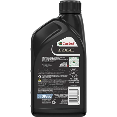 CASTROL - 0200866 - Synthetic Engine Oil Edge FTT 0W16 , 946ML pa11