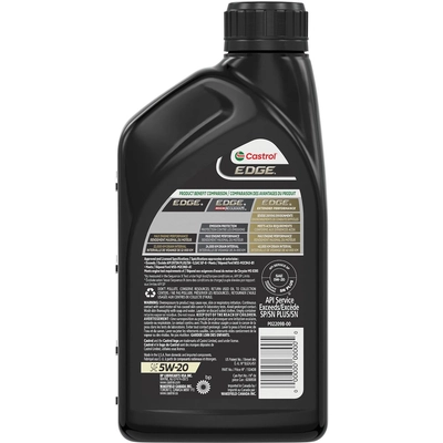 CASTROL - 0200938 - Synthetic Engine Oil Edge FTT 5W20 , 1L pa12