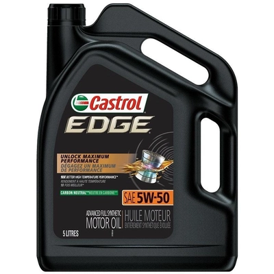 CASTROL - 020103A - Synthetic Engine Oil Edge FTT 5W50 , 5L (Pack of 3) pa2