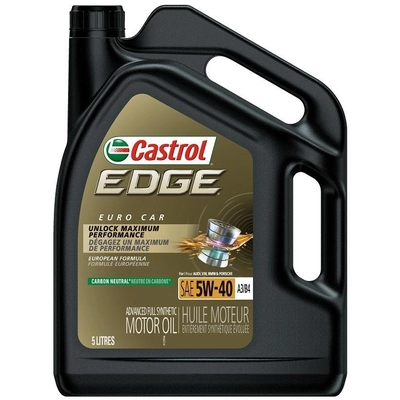 CASTROL - A3/B4 5W40 , 5L - 020143A - Synthetic Engine Oil Edge pa4