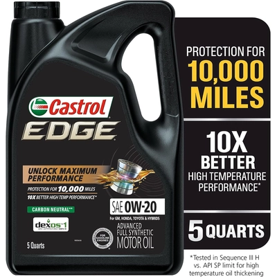 CASTROL - 02017-3A -  Synthetic Engine Oil Edge FTT 0W20 pa17