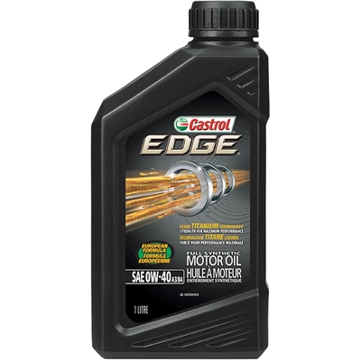 CASTROL Synthetic Engine Oil Edge A3/B4 0W40 , 1L (Pack of 6) - 0201838 pa1