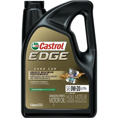 CASTROL Synthetic Engine Oil Edge LL-17 FE+ 0W20 , 4.73L - 0202832 - UNIVERSAL FIT pa1